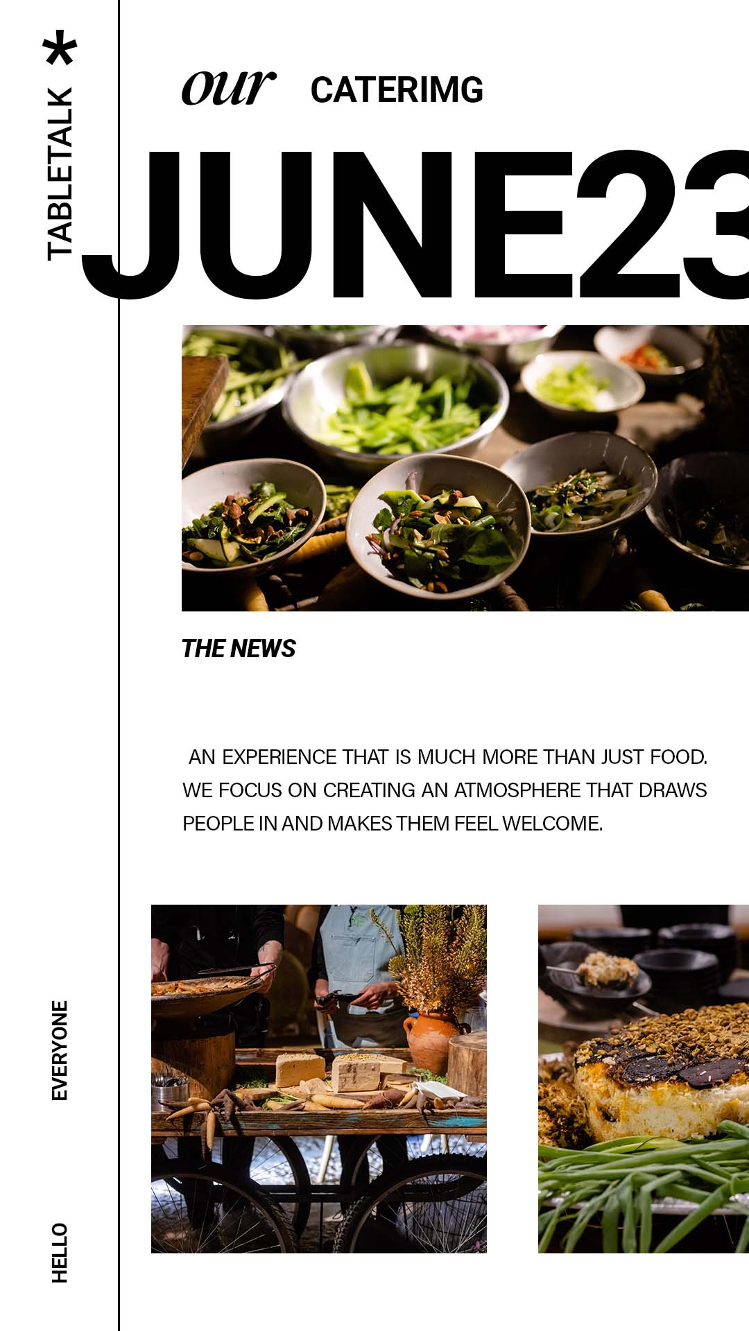 The Table is Eclectic. The Talk is Clean.