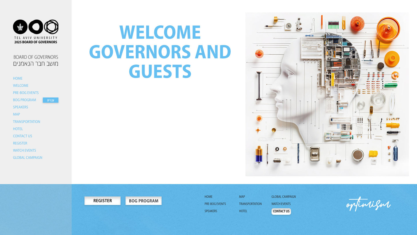 ARE YOU OPTIMISTIC?  Board of Governors Campaign